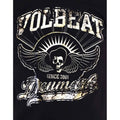 Black - Side - Volbeat Unisex Adult Rise from Denmark T-Shirt