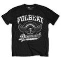Black - Front - Volbeat Unisex Adult Rise from Denmark T-Shirt