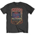 Charcoal Grey - Front - Kiss Unisex Adult Destroyer Tour 78 T-Shirt
