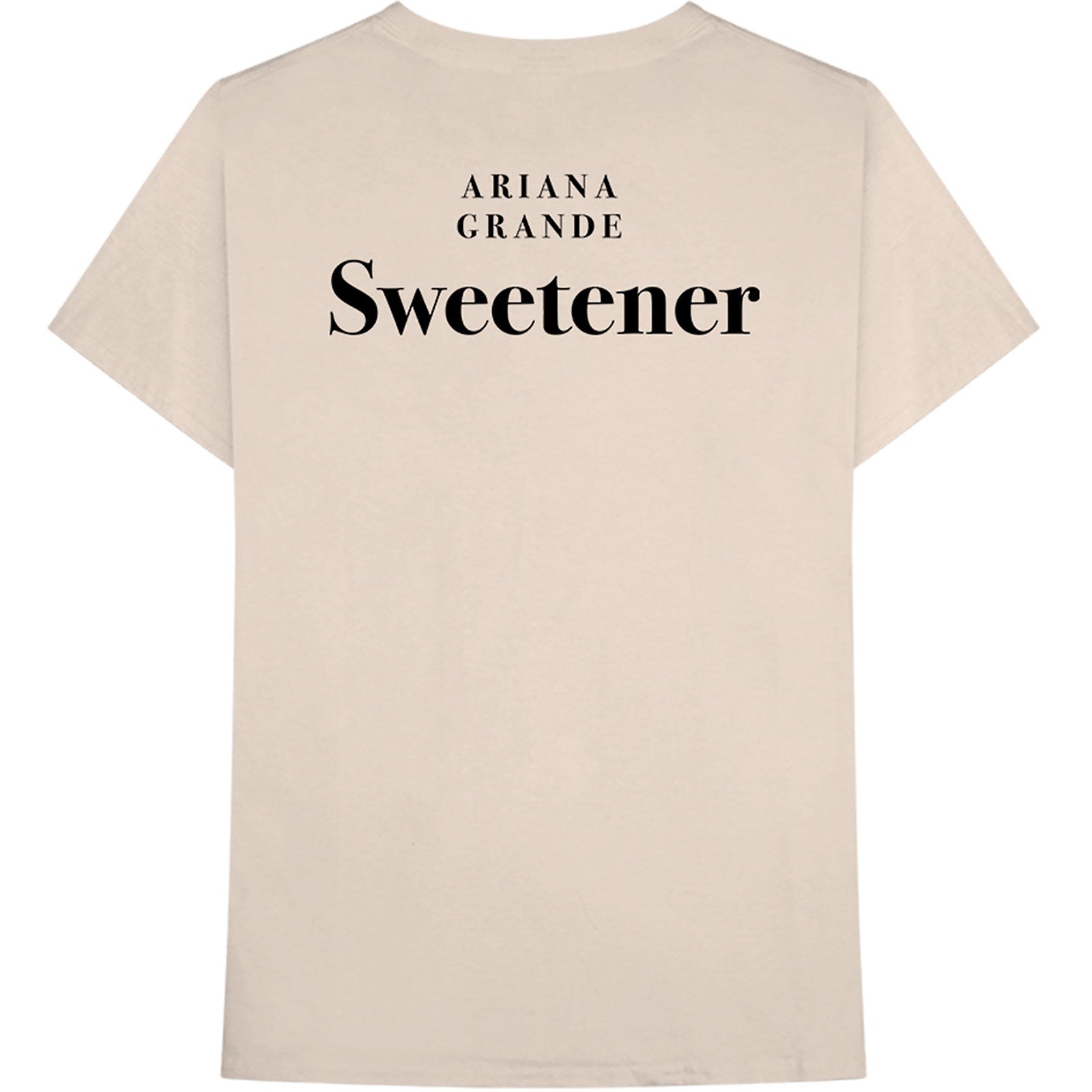 Sand - Back - Ariana Grande Unisex Adult Sweetener T-Shirt