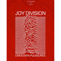 Red - Side - Joy Division Unisex Adult Unknown Pleasures Cotton T-Shirt