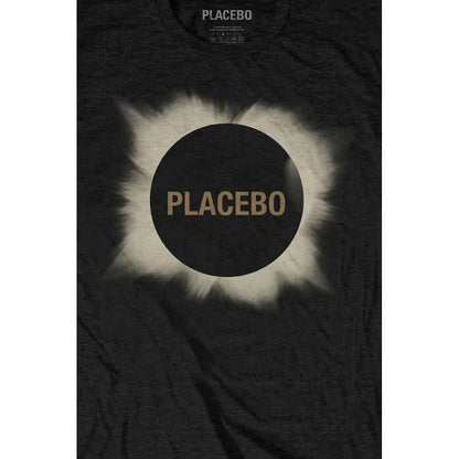 Black - Side - Placebo Unisex Adult Eclipse Cotton T-Shirt