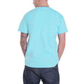 Sky Blue - Back - Roxy Music Unisex Adult Disco Logo Cotton T-Shirt