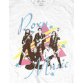 White - Side - Roxy Music Unisex Adult Guitar Cotton T-Shirt