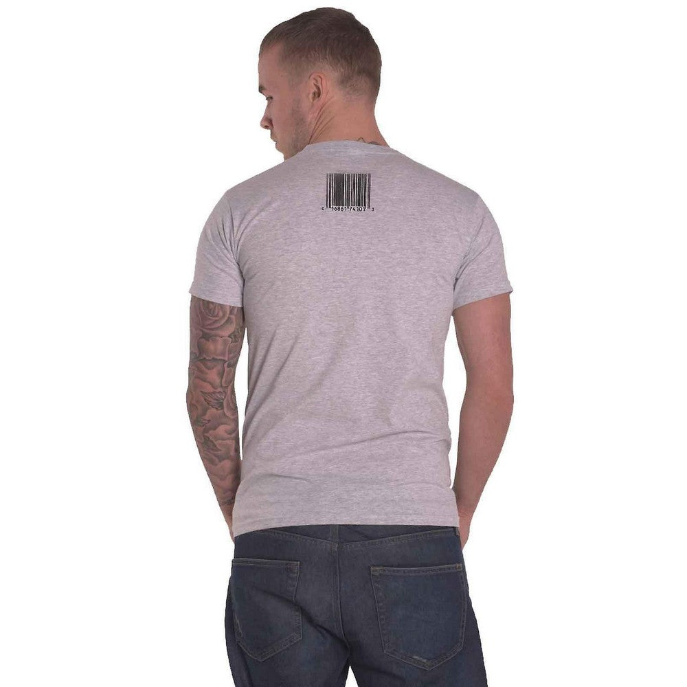 Grey - Back - Slipknot Unisex Adult Self Titled Back Print Cotton T-Shirt