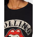 Black - Side - The Rolling Stones Womens-Ladies Tour 1978 Cotton T-Shirt
