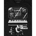 Black - Side - At The Drive In Unisex Adult Monitor Cotton T-Shirt