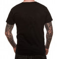 Black - Back - Queen Unisex Adult Gradient Crest T-Shirt