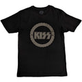 Black - Front - Kiss Unisex Adult Buzzsaw Cotton Logo T-Shirt