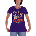 Purple - Back - Queen Womens-Ladies Killer Cotton T-Shirt