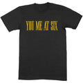 Black - Front - You Me At Six Unisex Adult Text T-Shirt