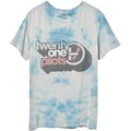 Light Blue-White - Front - twenty one pilots Unisex Adult Vintage Block Holiday Dip Dye T-Shirt