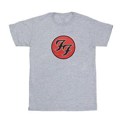 Heather Grey - Front - Foo Fighters Childrens-Kids Logo T-Shirt