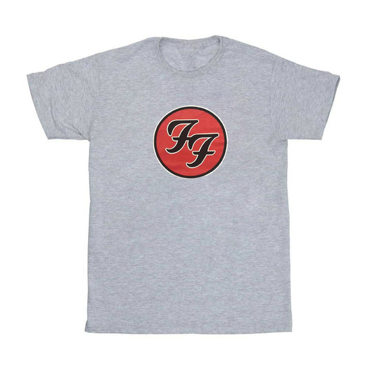 Heather Grey - Front - Foo Fighters Childrens-Kids Logo T-Shirt