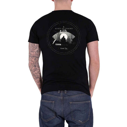 Black - Back - Alice In Chains Unisex Adult Fog Mountain Back Print T-Shirt