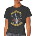 Black - Back - Guns N Roses Unisex Adult Appetite Washed T-Shirt
