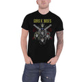 Black - Front - Guns N Roses Unisex Adult Pistols & Roses Cotton T-Shirt