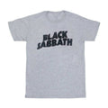 Grey - Front - Black Sabbath Unisex Adult Wavy Cotton Logo T-Shirt