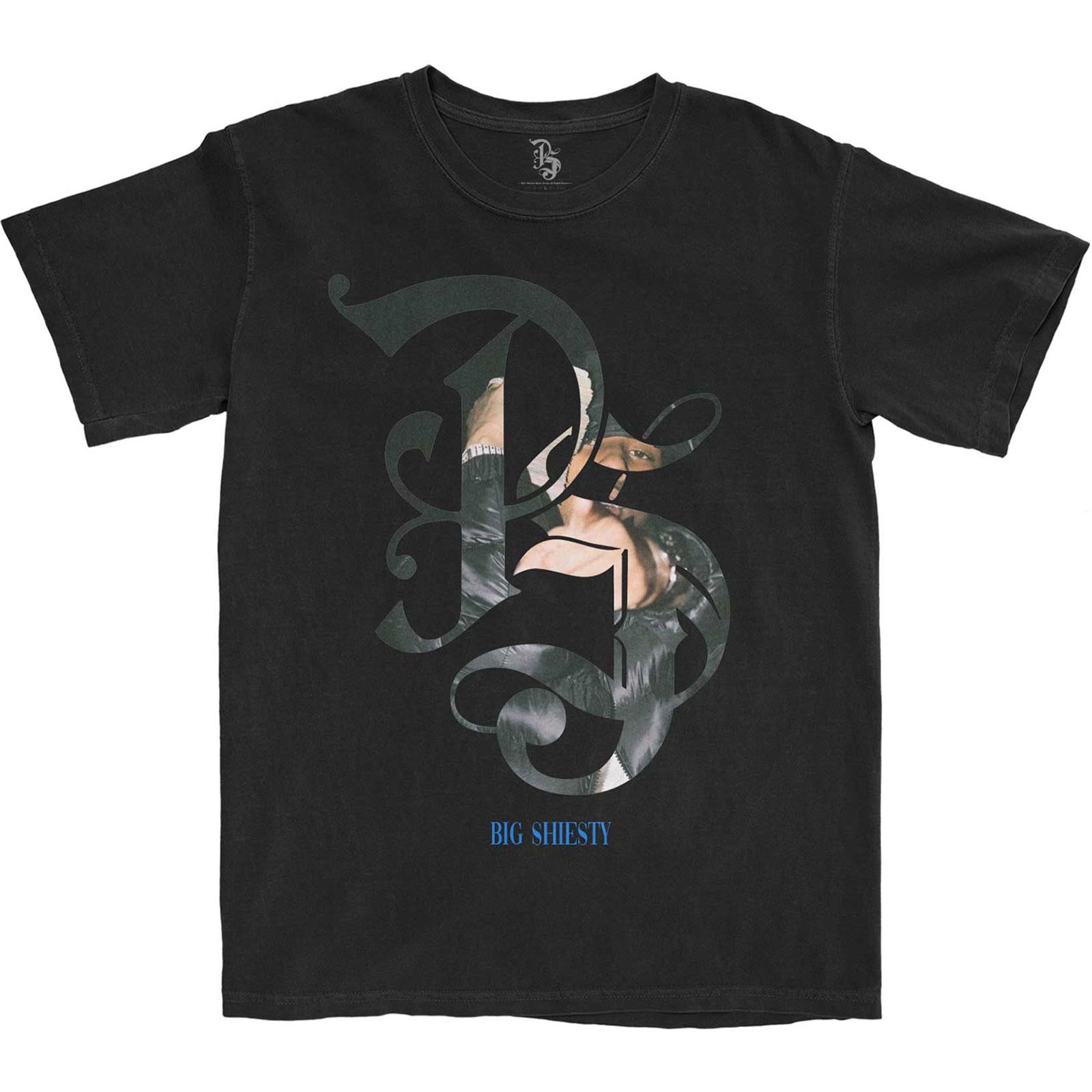 Black - Front - Pooh Shiesty Unisex Adult Big PS Cotton T-Shirt