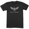 Black - Front - Rolo Tomassi Unisex Adult Moth Logo T-Shirt