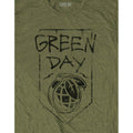 Military Green - Side - Green Day Unisex Adult Grenade T-Shirt