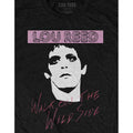 Black - Side - Lou Reed Unisex Adult Walk On The Wild Side Cotton T-Shirt