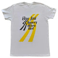 White - Front - Bon Jovi Unisex Adult Slippery When Wet T-Shirt
