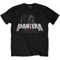 Black - Front - Pantera Unisex Adult Snake Cotton Logo T-Shirt
