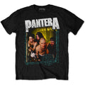 Black - Front - Pantera Unisex Adult Barbed Cotton T-Shirt