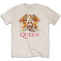 Sand - Front - Queen Unisex Adult Classic Crest Cotton T-Shirt