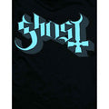 Black-Blue-Grey - Side - Ghost Unisex Adult Keyline Logo T-Shirt