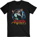 Black - Front - Anthrax Unisex Adult Spreading Vignette Cotton T-Shirt