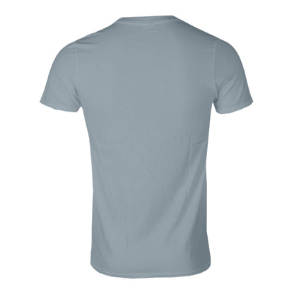 Light Blue - Back - Gorillaz Unisex Adult Plastic Beach Cotton T-Shirt