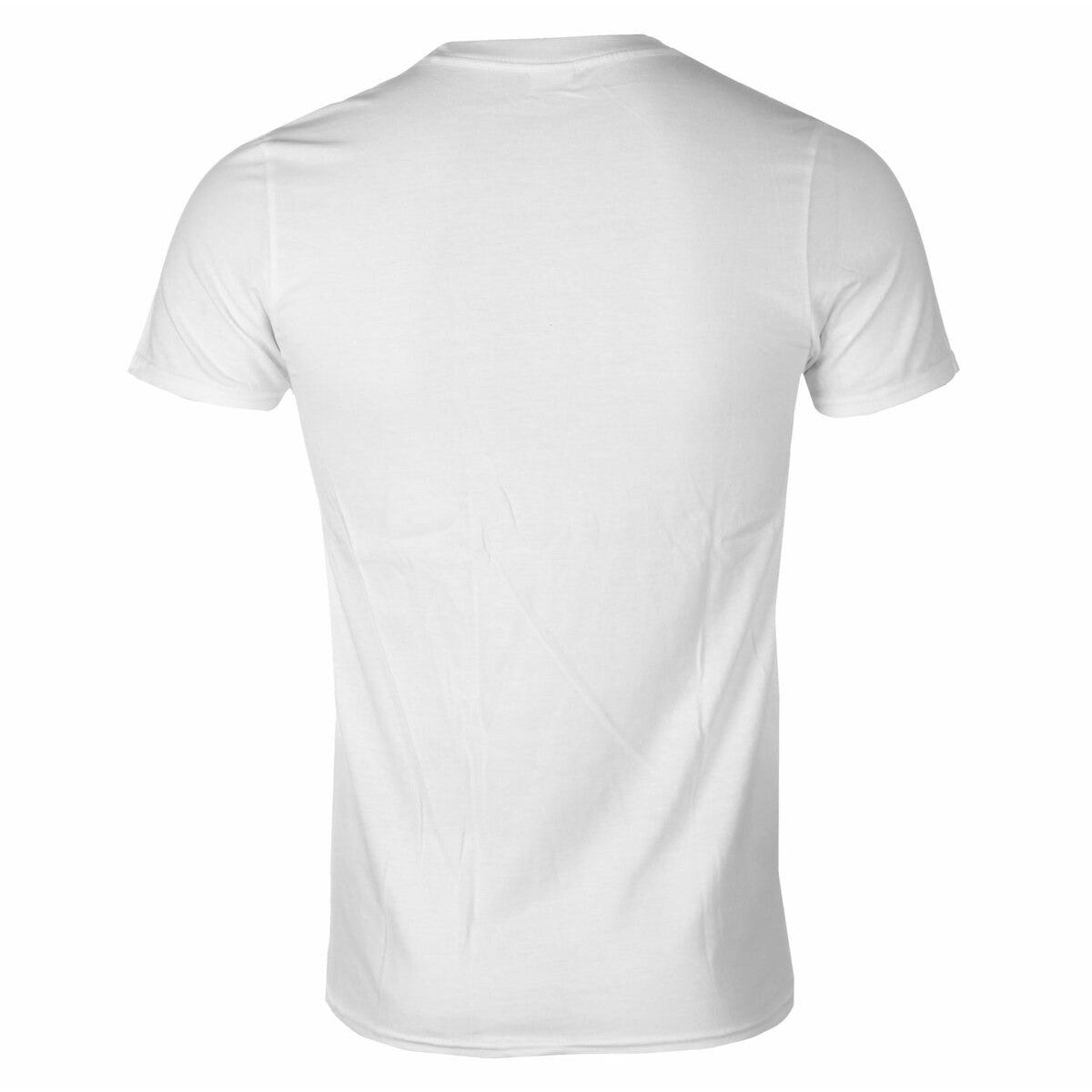 White - Back - Gorillaz Unisex Adult Plastic Beach Cotton T-Shirt