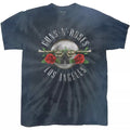 Black - Front - Guns N Roses Unisex Adult Los Angeles Dip Dye T-Shirt