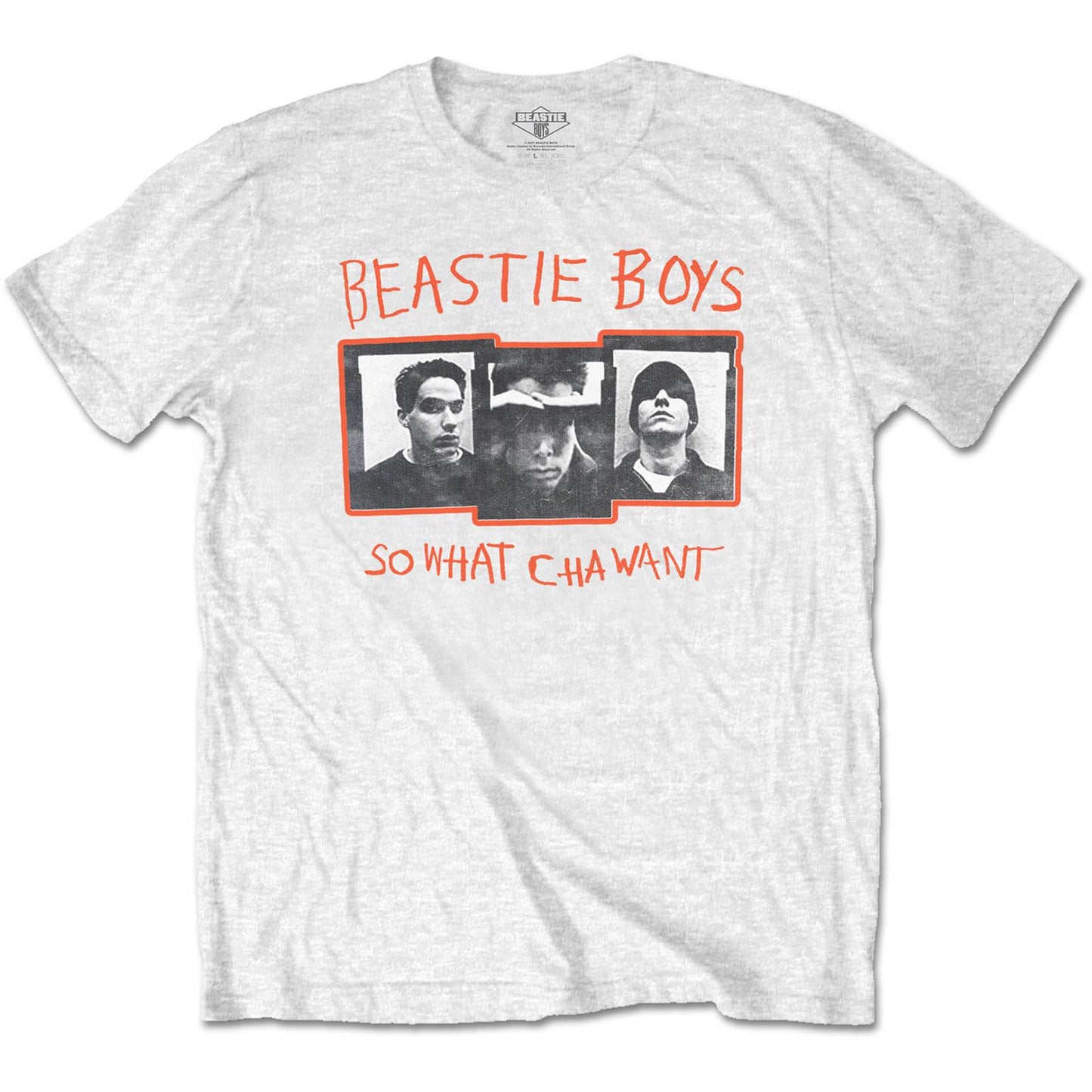 White - Front - Beastie Boys Unisex Adult So What Cha Want Cotton T-Shirt