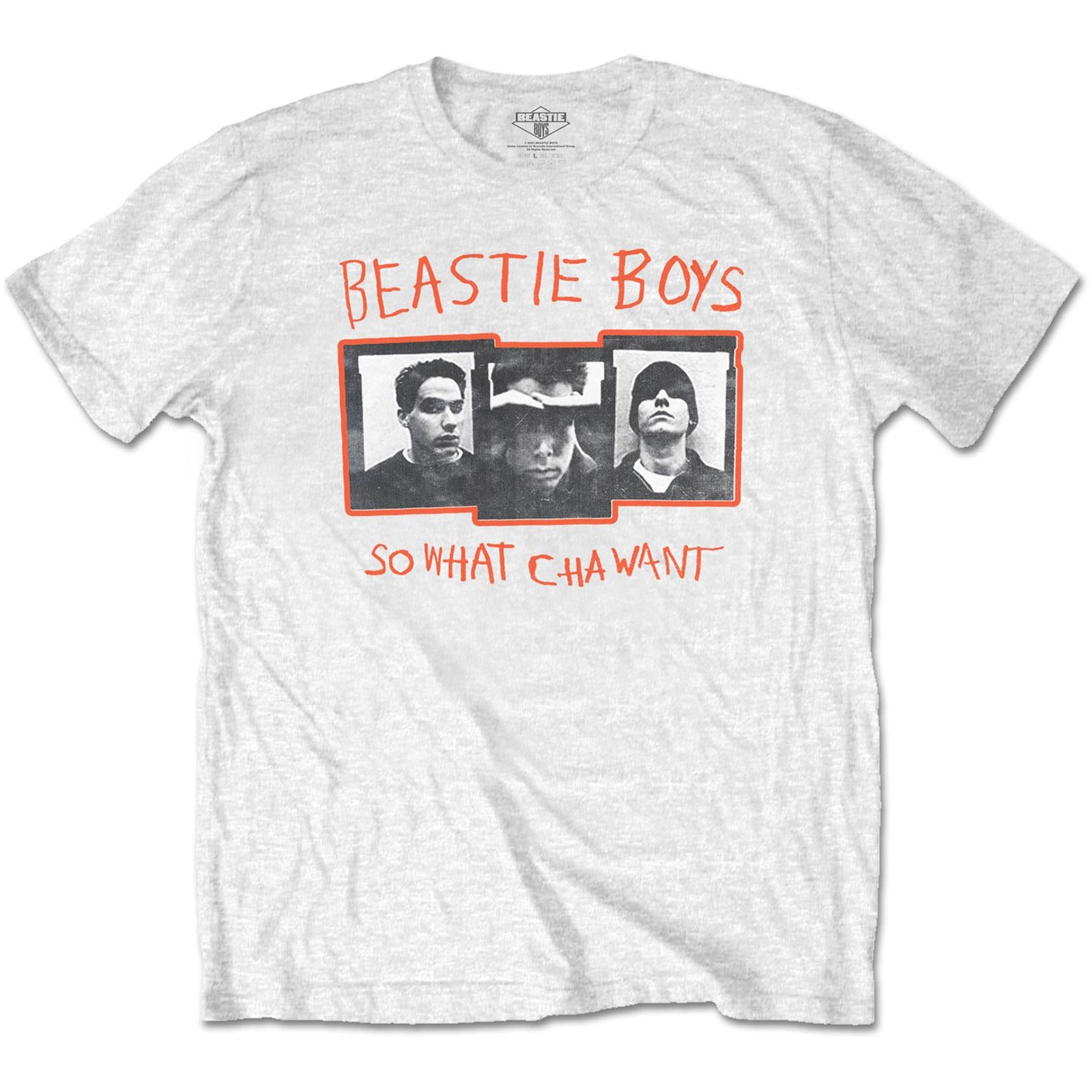 White - Front - Beastie Boys Unisex Adult So What Cha Want Cotton T-Shirt