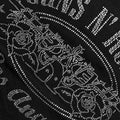 Black - Side - Guns N Roses Unisex Adult Embellished Logo T-Shirt
