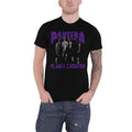 Black - Front - Pantera Unisex Adult Planet Caravan Cotton T-Shirt