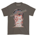 Charcoal Grey - Front - David Bowie Unisex Adult Aladdin Sane T-Shirt