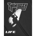 Black - Side - Thin Lizzy Unisex Adult Life Cotton T-Shirt