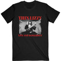 Black - Front - Thin Lizzy Unisex Adult Live & Dangerous T-Shirt