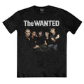 Black - Front - The Wanted Unisex Adult Retro T-Shirt