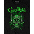 Black - Side - Cypress Hill Unisex Adult Twin Pipes T-Shirt