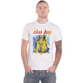 White - Front - Bon Jovi Unisex Adult Slippery When Wet Original Cover Cotton T-Shirt