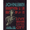 Black - Back - John Lennon Womens-Ladies Live In New York City T-Shirt