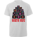 White - Front - Beastie Boys Unisex Adult Tape T-Shirt