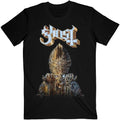 Black - Front - Ghost Unisex Adult Impera Glow Cotton T-Shirt