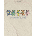 Sand - Side - Grateful Dead Unisex Adult Dancing Bears T-Shirt