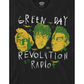 Black - Side - Green Day Unisex Adult Scribble Mask T-Shirt